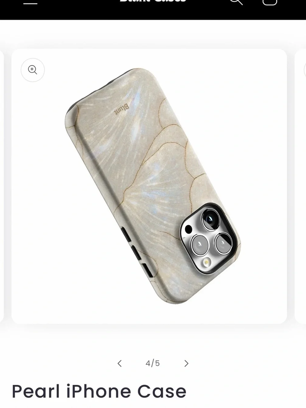 iPhone 14 Pro case - Pearl Elegant Protective Cover